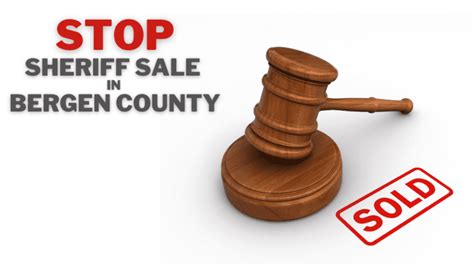 bergen county sheriff sale listings